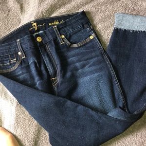 7 for all mankind ankle straight